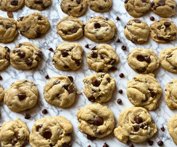 Les minis biscuits aux brisures de chocolat 🍪