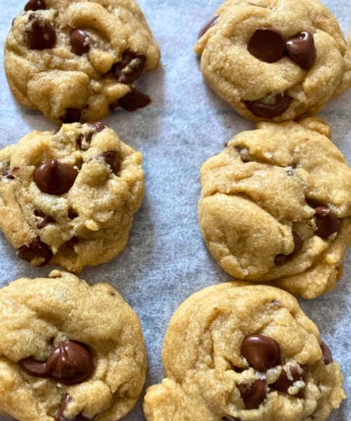 Les minis biscuits aux brisures de chocolat 🍪
